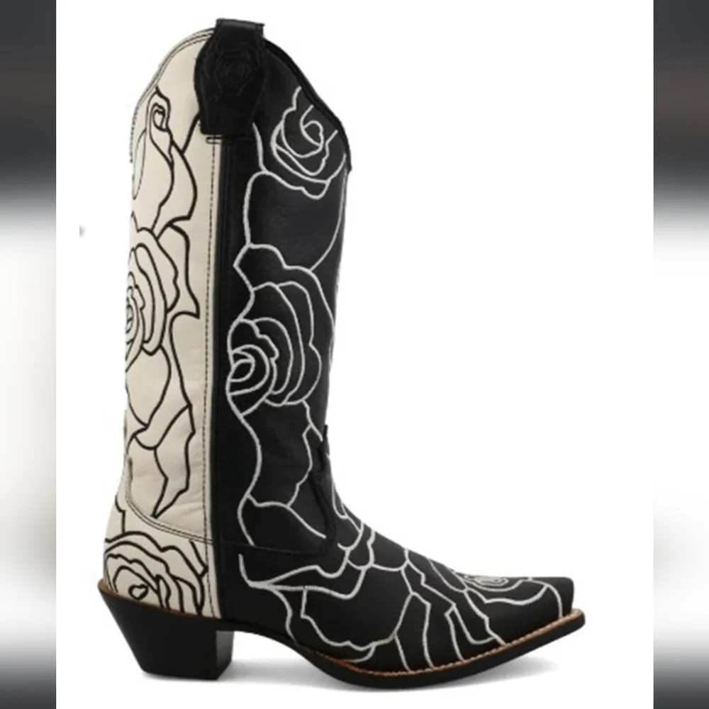 Twisted X Women's Steppin' Out Western Boots - Snip Toe 7.5B, 8.5B, 9.5B - Picture 2 of 10